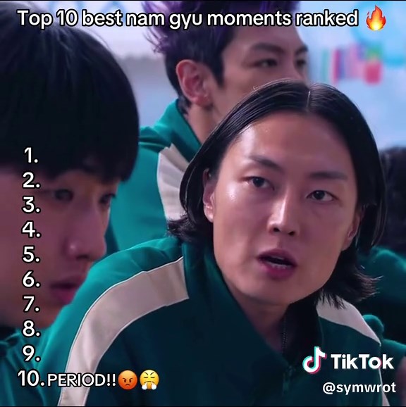 Top 10 best nam gyu moments 🤣|| he went crazy in s3 #fyp #squidgames3 #videoviral #core #original #squidgamenetflix #ranking #viral_video #namgyu (this video is not unoriginal)