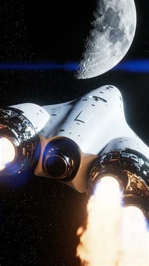 ASMR Video | SpaceShip Launch Cinematic Shot | To The Moon Mission | Veo AI