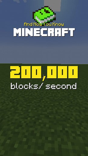 Speeding Through Minecraft: Breaking 200,000 Blocks Per Second