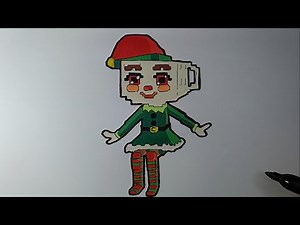 How To Draw New Character Christmas In Steal A Brainrot