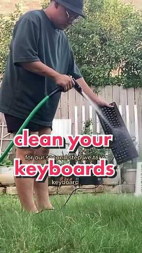 make sure to clean your keyboard every month #discord #cleantok #mechanicalkeyboard