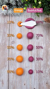 Orange Vs Bashful Pink, Satisfying color mixing Clay Ep 83 #colormixing #colors #clay #shorts | Painting Concept