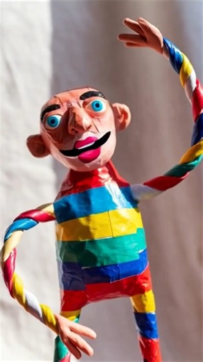 Viral Style): The Most Satisfying Stop-Motion Dance You'll See Today!#shorts #cartoon #funny