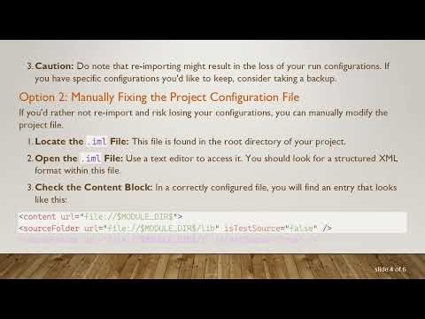 Fixing the No test source roots in the project Error in Comma IDE