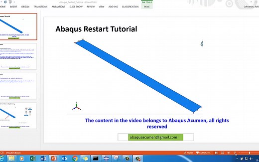 abaqus restart计算恢复