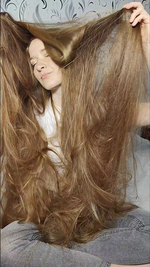 Tangled 😅😍 Rapunzel in real life × beautiful chaos messy long hair