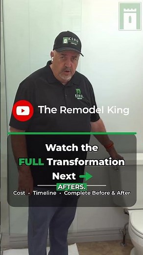 Jack & Jill Bathroom Before & After | Cramped Tub to Luxury Walk-In Shower