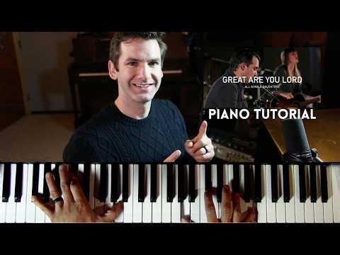 Great Are You Lord // All Sons And Daughters // Piano Tutorial // Jonathan Stephens Music