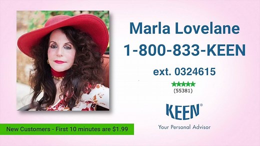 Ever wonder what a real psychic reading sounds like? Take a listen to a call between advisor from Keen.com, Marla Lovelane, and a longtime caller. **Permission to record this call has been granted by all participants involved. | Keen.com