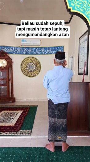 Umur 80 an tapi masih lantang mengumandangkan azan # #muazinviral #azanmerdu #azanviral