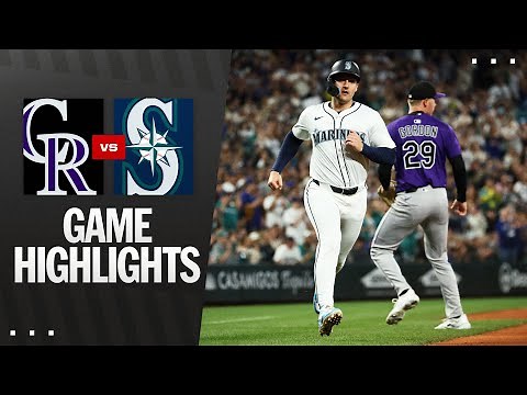 Rockies vs. Mariners Game Highlights (9/24/25) | MLB Highlights