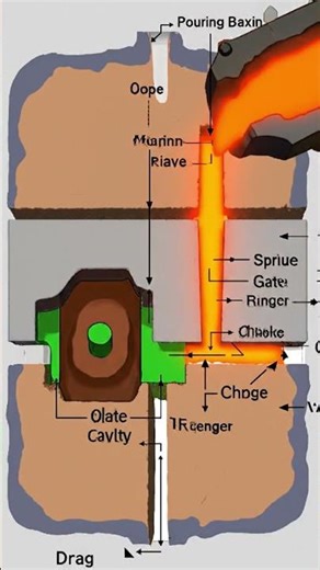 How did metal casting work . please share, like, comments and subscribe