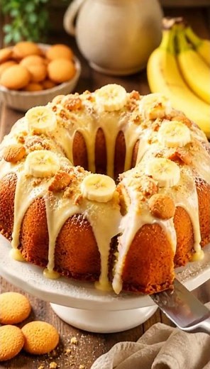Healthy Banana Bundt Cake 🍰 Moist & Easy Recipe!