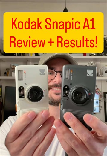 A brand new $100 film point-and-shoot that’s surprisingly good! The kodak Snapic A1 feels similar to a single-use camera… but leveled up. It has a fixed exposure (1/100 at f/9.5), which means it thrives in bright sunlight and needs flash in low light. Keep it in good light and it really shines! But that’s where the disposable comparison ends. • Reloadable - use a wide variety of 35mm film • 25mm three-element glass lens • Dual zone focus • Surprisingly sharp results • Auto advance auto rewind • 