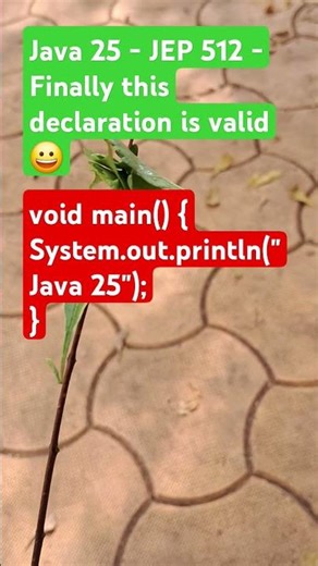 Java 25 - JEP 512 - Finally this declaration is valid 😀 #java #script #prototype #java25 #ai #it