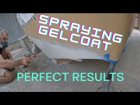 How to Spray Gelcoat & Sand it Flat / Smooth - Haines Hunter 600R