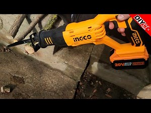 INGCO CRSLI1151 Reciprocating Saw 20V Battery - TEST ‪@diyertools‬