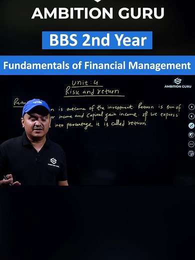 Fundamentals of Financial Management for BBS 2nd Year