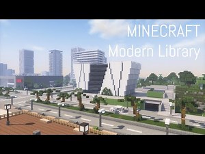Minecraft Modern Library (full interior) + Download