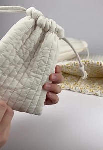 Handmade Quilted Drawstring Pouch | Travel Pouch | Coin Pouch | Padded Pouch Bag | Pouch Organizer - Etsy