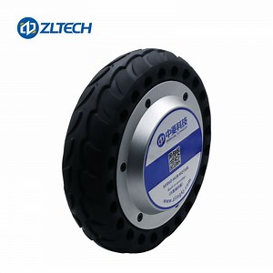 [Hot Item] Zltech High Performance 8inch 24V 350W 160rpm 150kg Load IP65 4096-Wire Encoder Electrical Driver Wheel Hub Motor for Robot