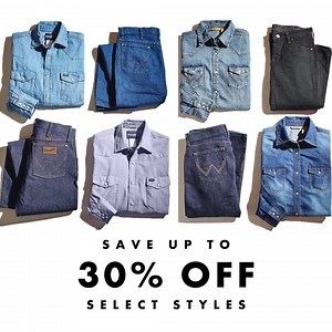 48 reactions | Shop new markdowns and save. | Wrangler | Facebook