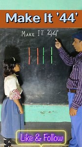 90K views · 547 reactions | Make it '44' 勞樂 Innovative ideas #reelsvideoシ #foryouシ #student #iqtest | Manoj Mandal | Facebook