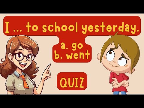 🎉 Test Your English: Present Simple vs. Past Simple ESL Quiz! 📝