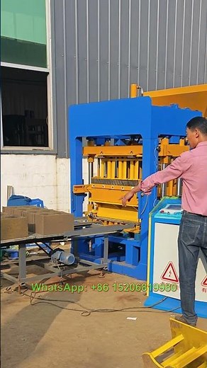 qt4 15 machine de fabrication de brique blocs parpaing prix cement concrete brick making machine