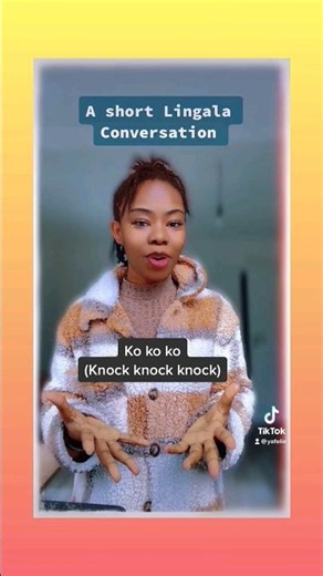 Learn Lingala: Conversation #shorts #lingala #lingalalanguage #africanlanguage