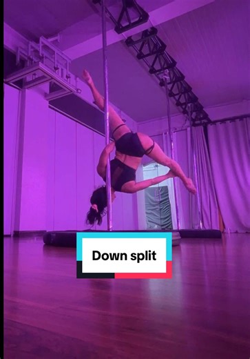 Mastering the Down Split in Pole Dance