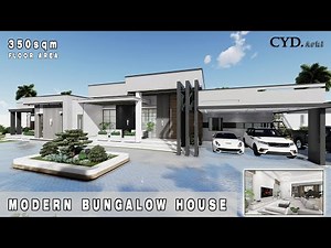Project #28: 3 BEDROOM | MODERN BUNGALOW HOUSE | MODERN HOUSE DESIGN | FULL VIDEO