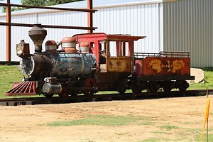 Greg Beason purchased Petticoat Junction's old Cannonball #5 from the Hallmark estate in Warrior, Alabama. Greg took the old locomotive to his home in Mississippi and began the rebuild process. The old steam locomotive can once again chug down the tracks. I'm glad to see that Greg is making steady progress. I'm also happy to see that he hasn't painted over the old PJRR graphics. | Old Panama City Beach