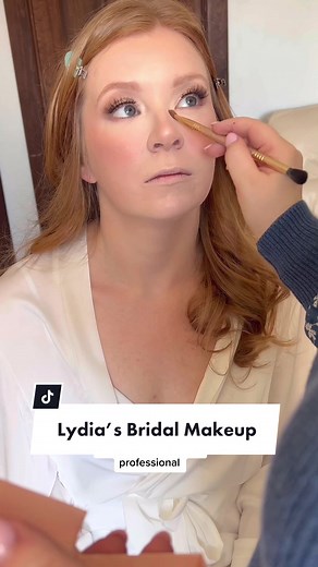 Redhead Bridal Makeup: Natural Glam Look for Lydia's Wedding Day