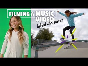 Making a Skating MUSIC VIDEO (BTS!) | Sky Brown ft. Polly Pocket