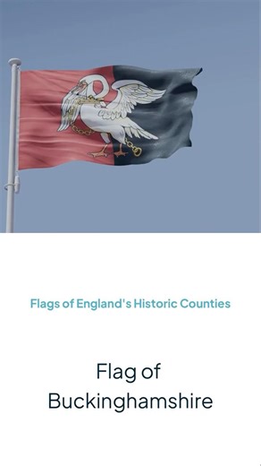Did you know that Buckinghamshire Has Its Own Flag? 🦢🏴