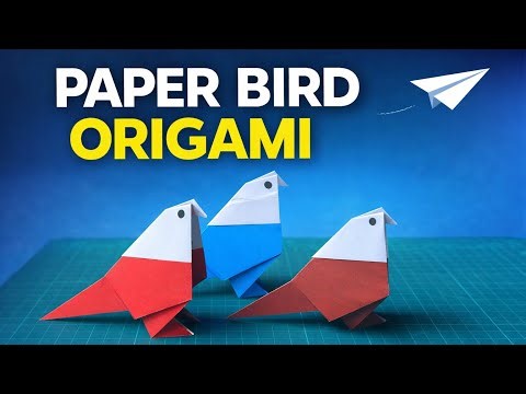 How to Make a Paper Bird Easy | Origami Bird Tutorial