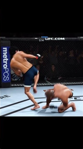Bruce Lee Knockout Luis Smolka #ufc2 #brucelee #mma