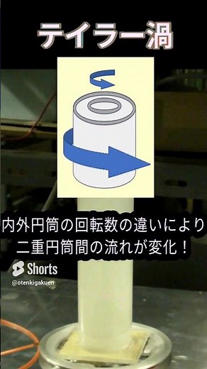 テイラー渦作った #乱流 #流体 #実験