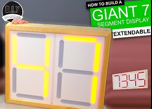Giant Modular Seven Segment Display - Share Project - PCBWay