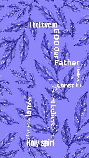 I believe in God our father