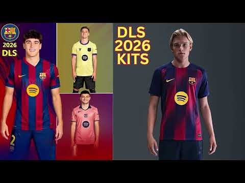 🔴🔵 Barcelona DLS 2026 Kits | Jersey 2026 DLS Logo