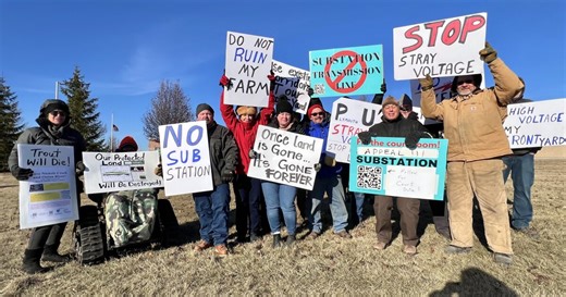 Power project protest outside Plymouth Utilities sends message: ‘We can’t quit’