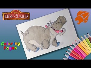 The Lion Guard Coloring Page. How to Coloring Beshte. Best Coloring Pages for kids.