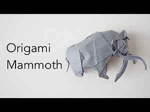 Origami Mammoth Tutorial - Designed by Artur Biernacki
