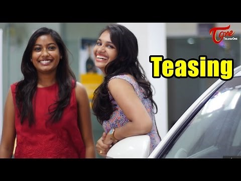 Couple Of Teenage Girls Teasing a Boy in Public