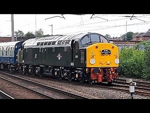 Class 40 D213 "Andania" At Warrington Bank Quay (05/06/2024)