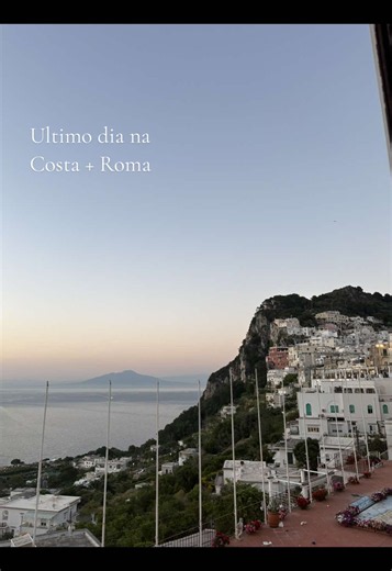 Último dia em Capri, primeiro dia em Roma!! ✨🇮🇹 #roma #capri #costaamalfitana #italia #traveltok