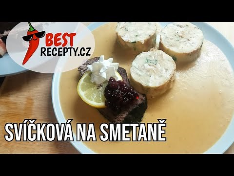 Czech Svíčková (Cream Sauce Sirloin) - Traditional Bohemian Beef Roast Recipe