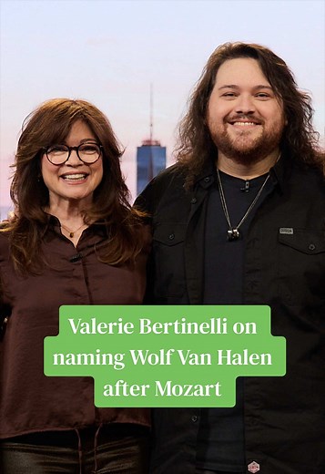 @Valerie on naming her son, @Wolf Van Halen, after Mozart. #valeriebertinelli #wolfvanhalen #mammoth #vanhalen #mozart